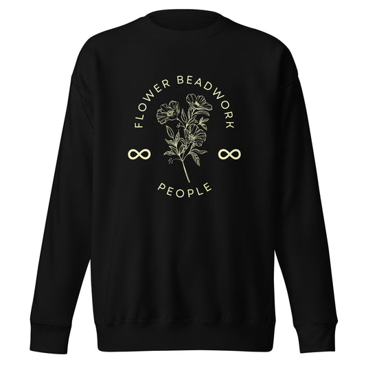 Unisex Premium Sweatshirt - Flower Beadwork People