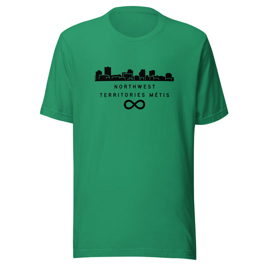 Unisex t-shirt Northwest Territories Métis | Yellowknife Skyline