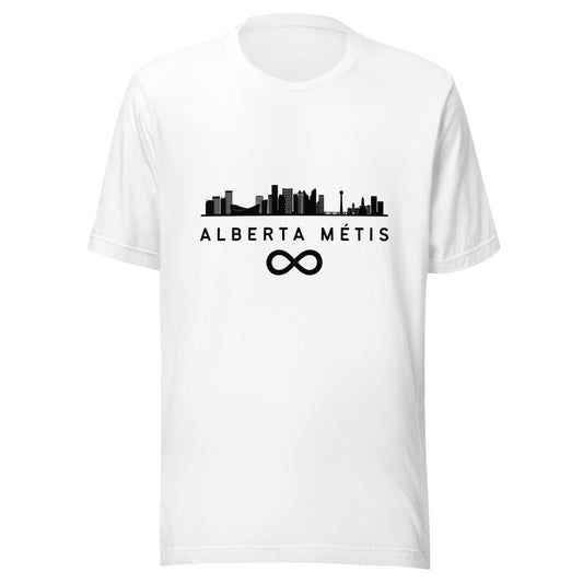 Unisex t-shirt Alberta Metis | Calgary Skyline