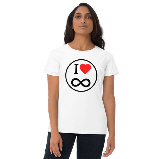 Women's short sleeve t-shirt I Heart Métis