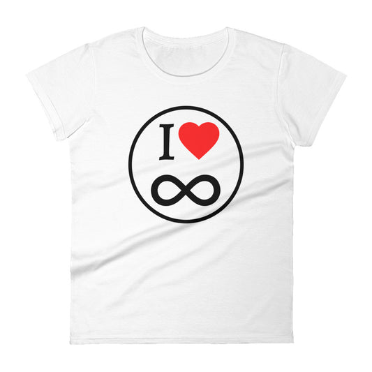 Women's short sleeve t-shirt I Heart Métis